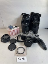 WORKS Canon AE-1 35mm Film Camera Osawa Mark II Tiffen Lens Lot Photography 5C46