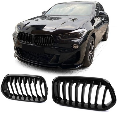 Sport Kühlergrill Performance Schwarz Glanz passend für BMW X2 F39 2018-2023