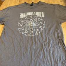 VINTAGE SOUNDGARDEN SHIRT BADMOTORFINGER CORNELL Gray Sz L Large