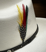 STETSON RESISTOL ORIGINAL CLASSIC COLORED COWBOY HAT FEATHER
