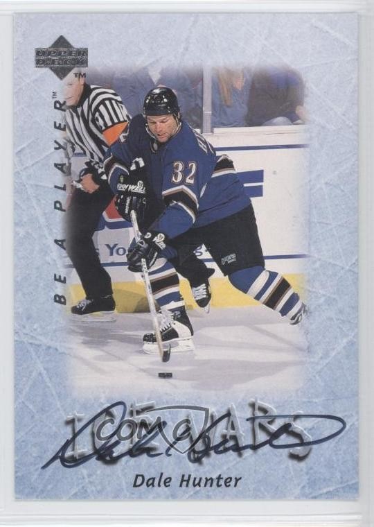 1995-96 Upper Deck Be a Player Auto Dale Hunter #S213 Auto