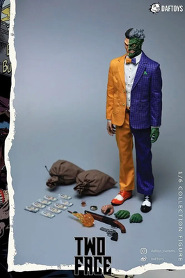 #ad DAFTOYS F006 Batman Two Face 1 6 12quot; Collectible Action Figure NIB $179.00