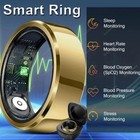 Waterproof Smart Ring Blood Pressure Heart Rate Sleep Monitor Tracker Men Women