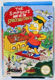 Simpsons Bart vs Space Mutants NES 1991 COMPLETE | PAL | TESTED | ACCLAIM