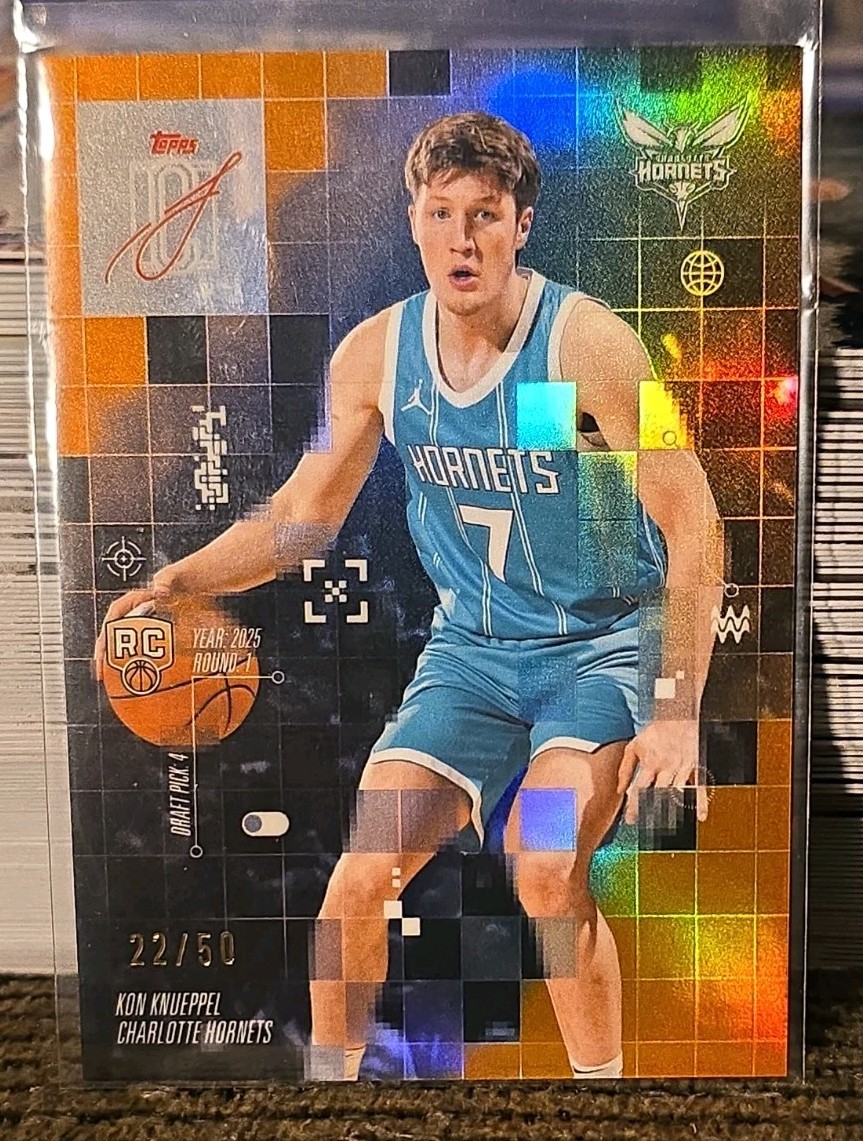 2025-26 Topps Signature Class 22/50 Kon Knueppel After Image Orange #AF-4
