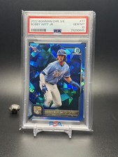 2022 Bowman Chrome Sapphire Edition #77 RC Bobby Witt Jr. PSA 10