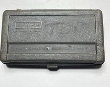 Craftsman 14 Socket Box W 8 Sockets Used Craftsman 14 Socket Box W 8 Sockets Used