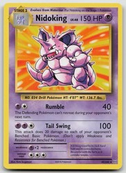 Nidoking 45/108 XY Evolutions Deck Exclusives Rare