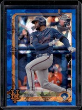2025 Topps Chrome Sapphire Edition Luis De Los Santos #74 RC Mets