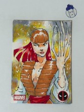 Marketplace image: 2025 Topps Chrome Deadpool Lady Deathstrike Sketch Card 1/1 by Allenser