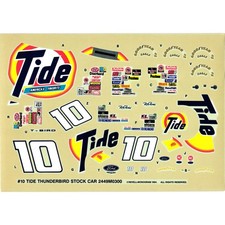 Revell Monogram 10 Tide Ford Thunderbird Ricky Rudd Nascar Decals 1994 Revell Monogram 10 Tide Ford Thunderbird Ricky Rudd Nascar Decals 1994