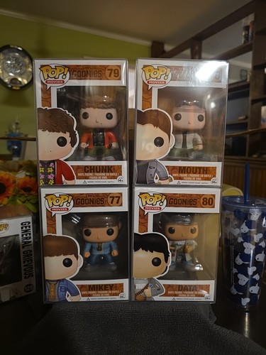 Funko Pop! Movies The Goonies Vaulted Set Of 4 Mikey Data Mouth & Chunk