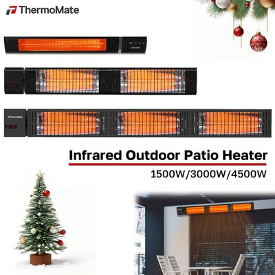 #ad Outdoor Electric Infrared Heater 1500W 3000W 4500W for Patio Porch Deck Garage $359.99