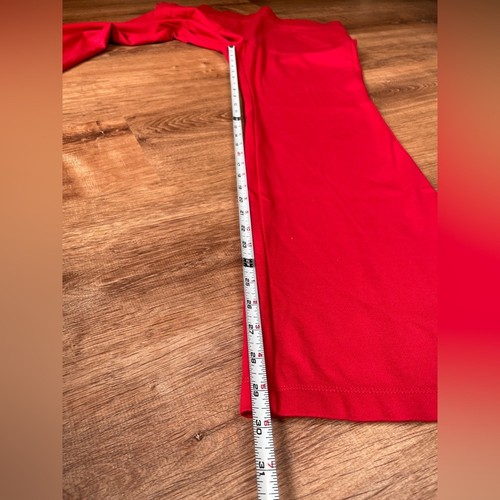 Maeve Anthropologie Eve Ponte Pantalón Acampanado Pierna Ancha MEDIANO Rojo Elástico - Imagen 7 de 10
