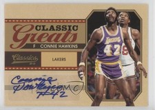 2010 Classics Classic Greats Signatures 43/99 Connie Hawkins #26 Auto HOF 05bt