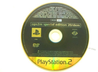 81652 OPS2M Special Edition 20 Demo - Sony PS2 Playstation 2 () SCED 52196