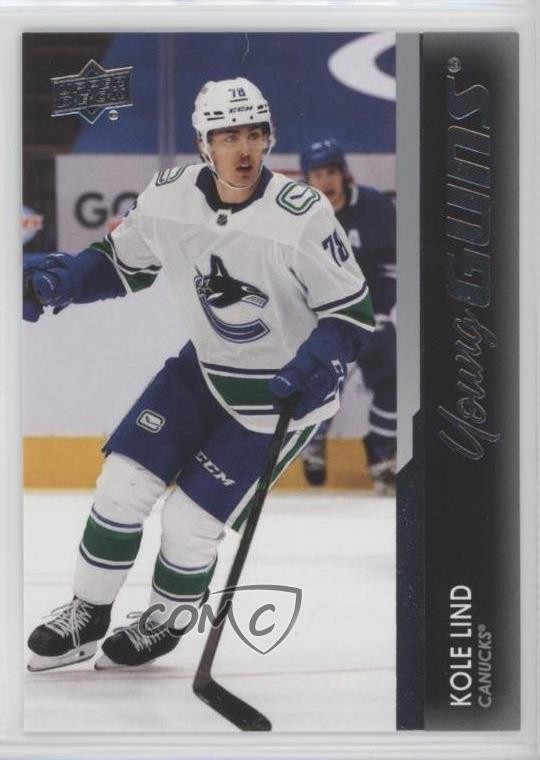 2021-22 Upper Deck Series 1 Young Guns Kole Lind #247 z6b