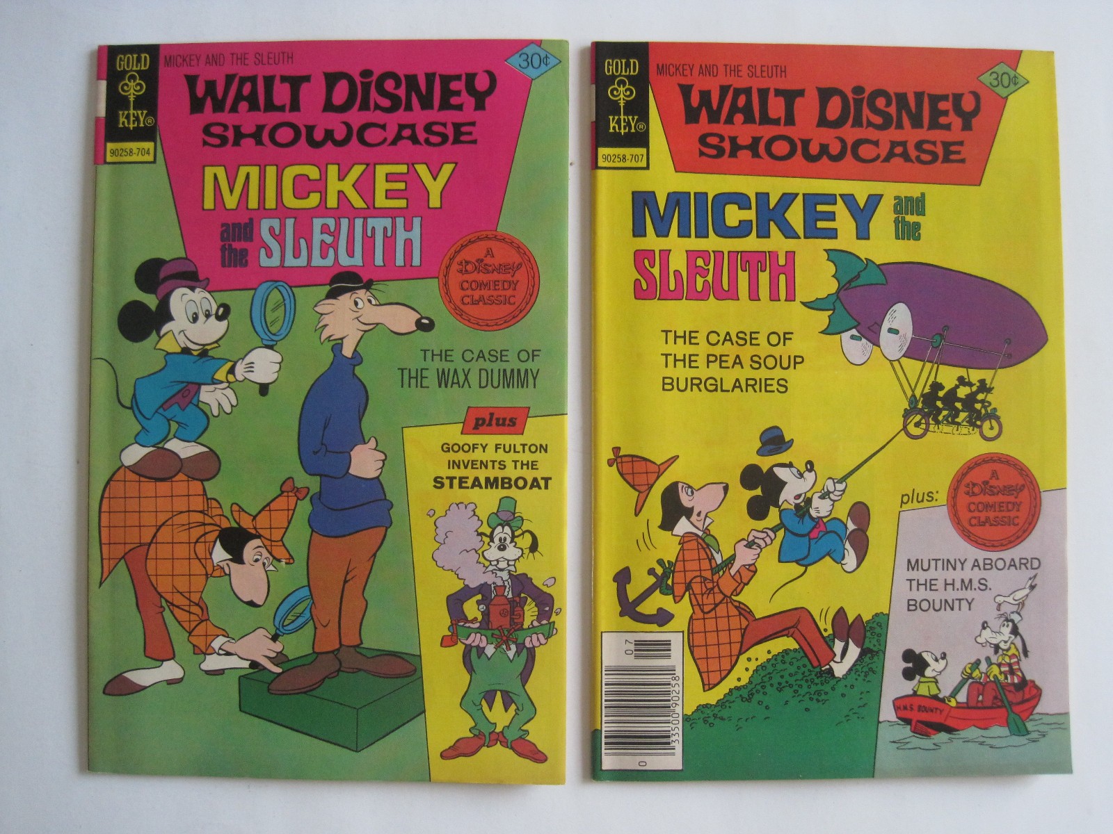 Vintage lot of 42 comics bronze age Gold Key Walt Disney Showcase