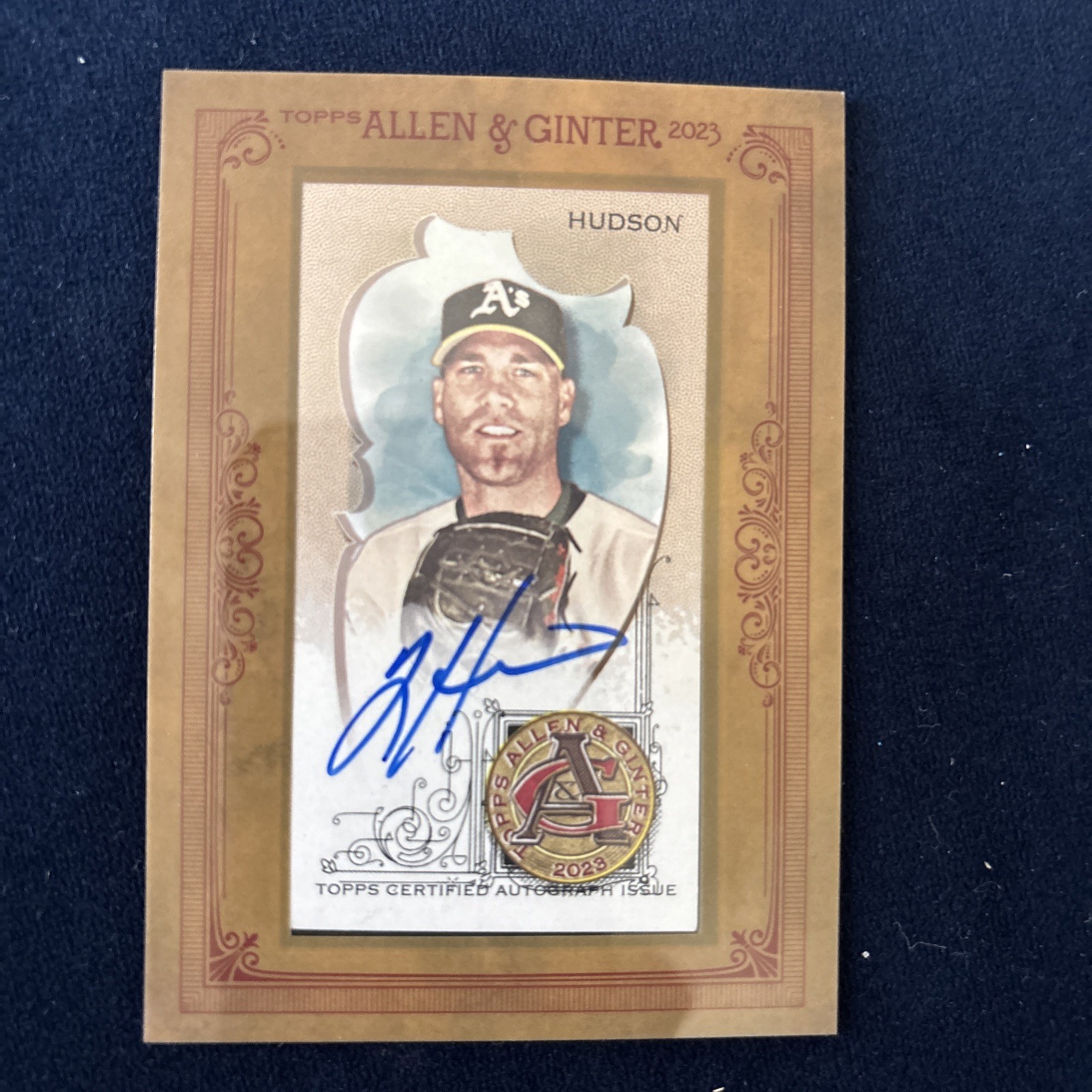 TIM HUDSON 2023 Topps Allen & Ginter #MA-THU Framed Mini AUTO Autograph