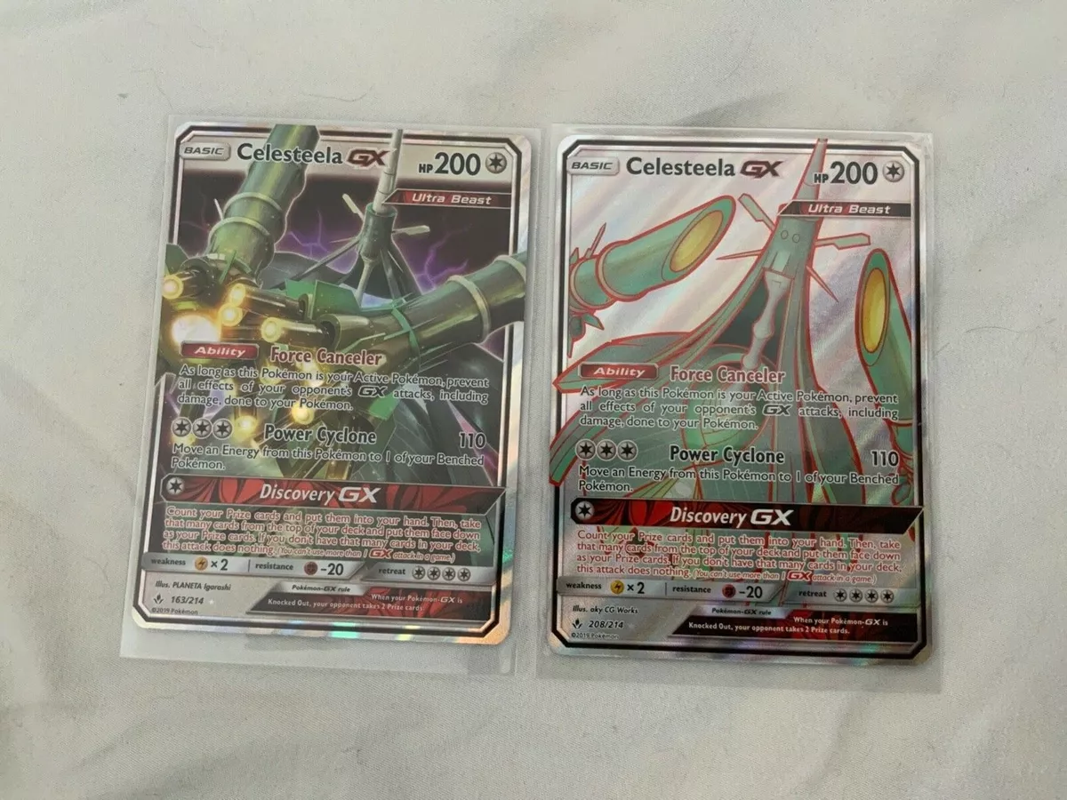  Pokemon - Celesteela GX - 208/214 - Full Art - Unbroken Bonds -  Ultra Rare : Toys & Games