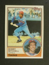 1983 TOPPS BOBBY MITCHELL MINNESOTA TWINS CARD #647!!!!!!!! 