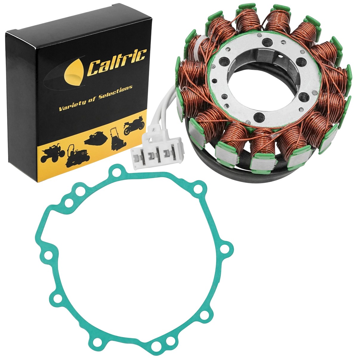 ちゃっぴ〜 Generator Stator And Gasket For Kawasaki Ninja ZX-6R ZX6R ZX600P