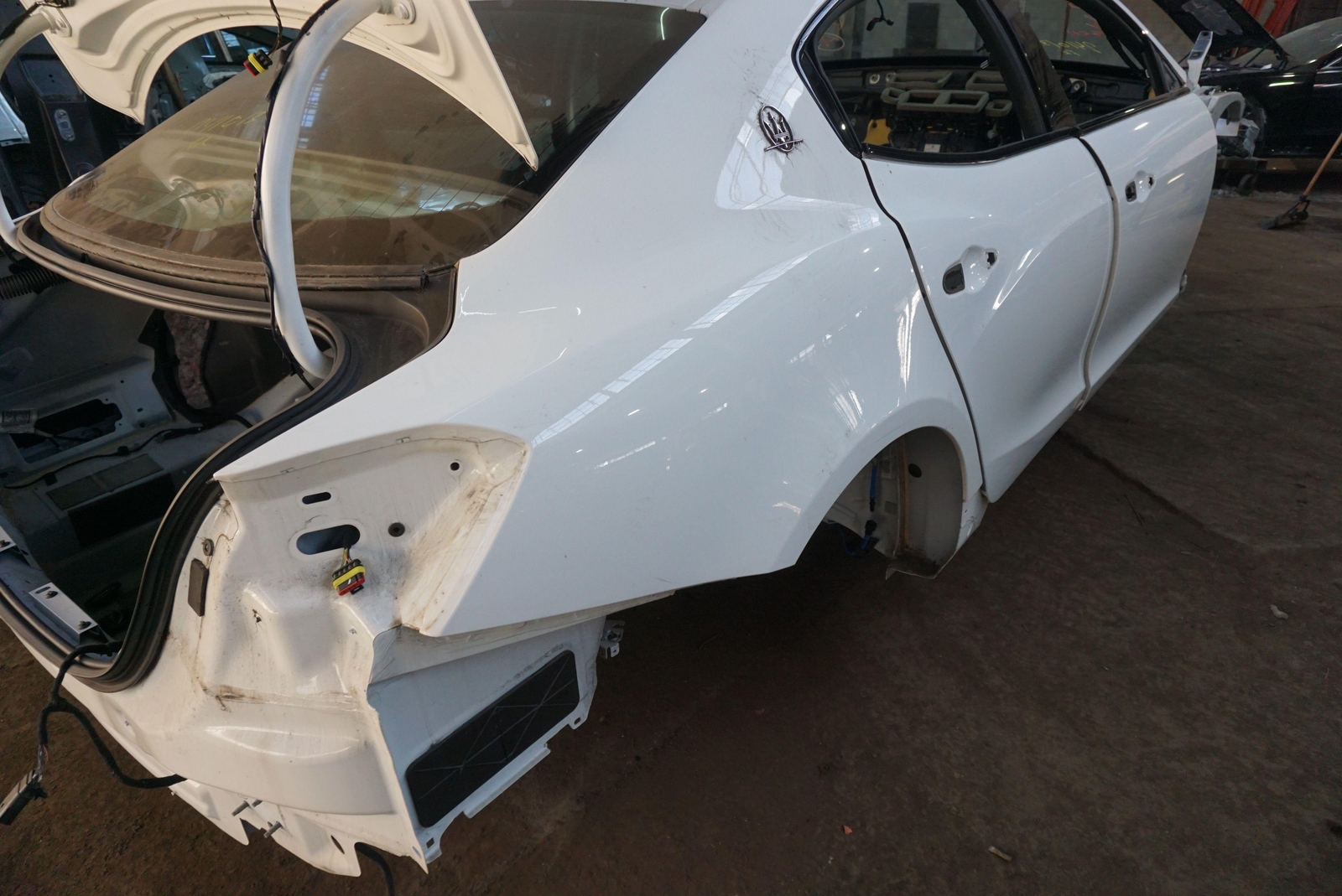 Rear Right Quarter Panel Body Structural Metal Cut Maserati Ghibli 2019