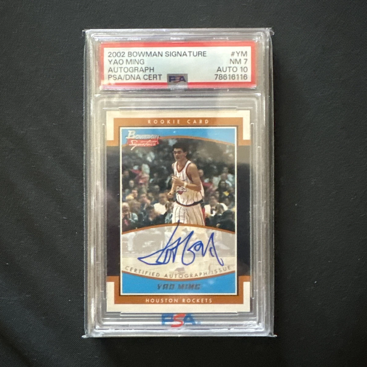 Topps 姚明篮球亲笔签名体育交易卡和配件| eBay