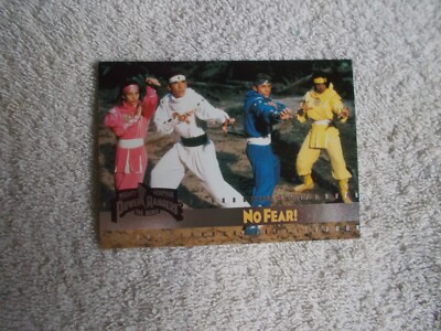Fleer 1995 Ultra: Power Rangers The Movie ''NO FEAR!'' #105 Trading Card