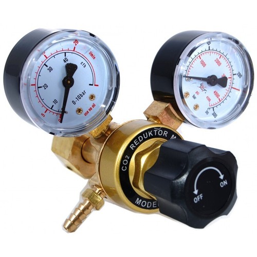 Druckminderer CO2/Argon Mini Schutzgas Mig Mag Druckregler 0-315 - Bild 3 von 6