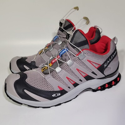 Salomon 3D Chassis  Running Shoes Contagrip Mens Sz 11 US Worn X1 Read Descript