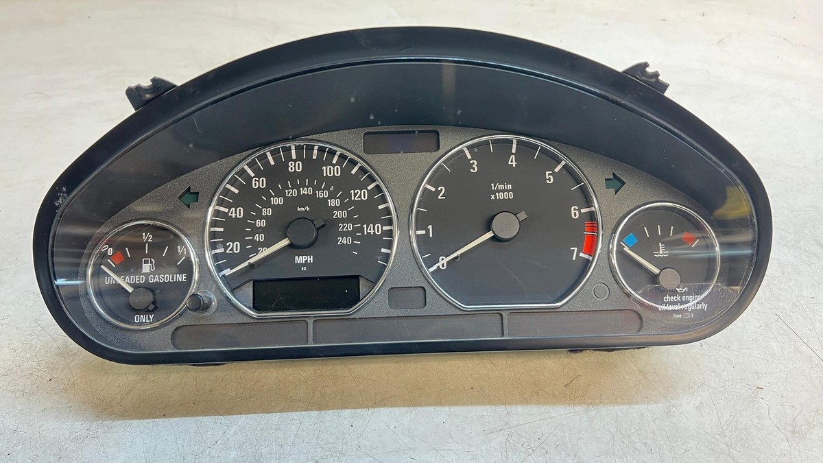 BMW Z3 2.8 M52B28 Manual Instrument/Gauge Cluster MPH BMW Z3 2.8 M52B28 Manual Instrument/Gauge Cluster MPH