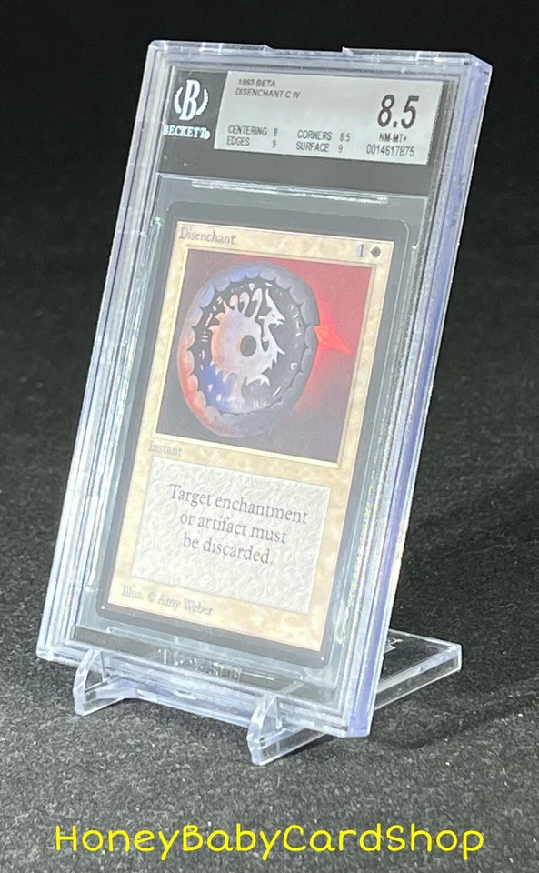 MTG Limited Edition Beta 1993 Disenchant BGS 8.5 NM/MT+ Old School 93/94 - Image 3 of 4