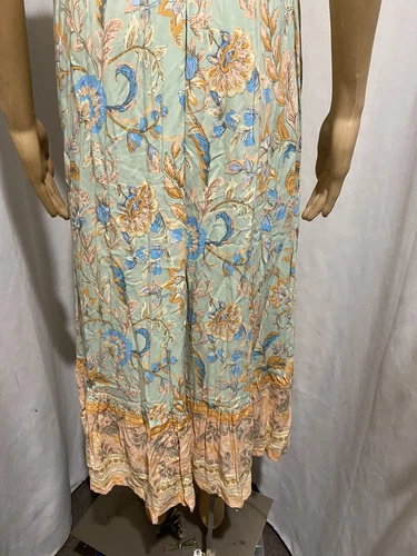 SALTY BRIGHT SIZE 8-10? SUMMERY FLORAL MIDI DRESS - Picture 6 of 9