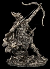 Vichingo Figura - Arvid Con Arco E Arco - Viking Decorazione Guerriero Regalo