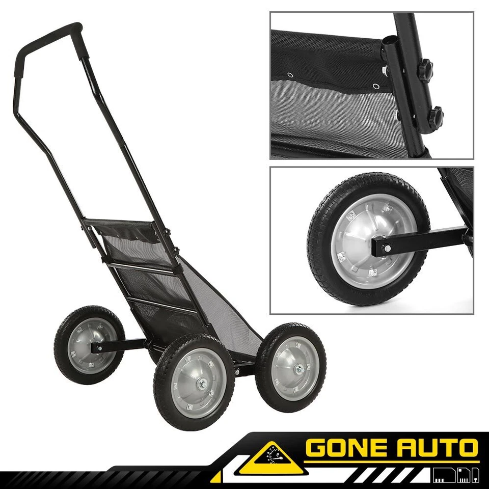 Carro de recuperación de juego de ciervos plegable multiuso de capacidad de 500 lb apto para Hawk Crawler Foto 4 de 4