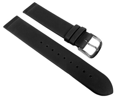 Graf Uhrenarmband Kalbsleder XL schwarz   / Boccia 23120S