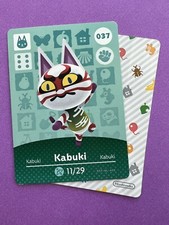 Animal Crossing Amiibo Card - 037 Kabuki