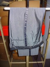 Used Trousers - Silver Shadow - Raffanti Tuxedo Trousers Pleated 21300