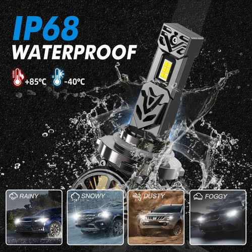 2x HB4 LED Fog Light Bulbs 100W White For BMW 3 Series E46 E60 E63 E90 w/ M-tech - Picture 9 of 10