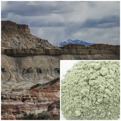 French Green Clay 8oz, Soap making supplies, DIY-Cosmetics, and Masks