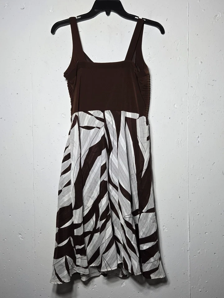 Dressbarn Sleeveless Midi Dress Size 6 Fairycore Y2K Summer Boho Chic Flowy - Image 3 of 4