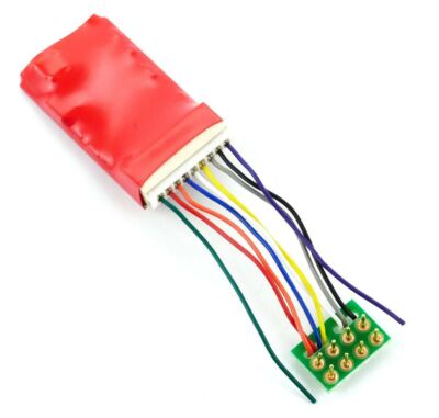 Ruby Series 6 Funktionen Profi DCC Decoder 8 Pol Gaugemaster DCC94