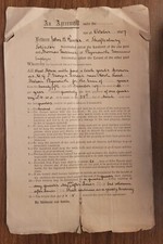 1907 Agreement Between J. Rutter  & T. Taverner Re 9 St Georges Terrace Plymouth