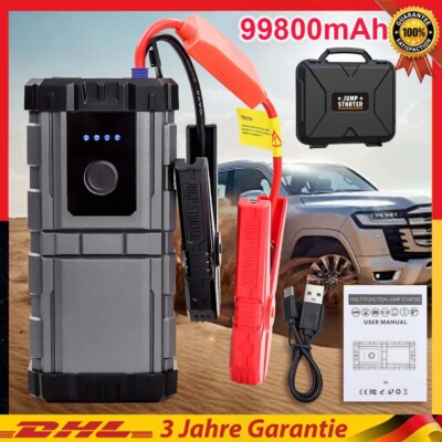 Auto KFZ Starthilfe Jump Starter 99800mAh Ladegerät Booster Power Bank PKW 12V