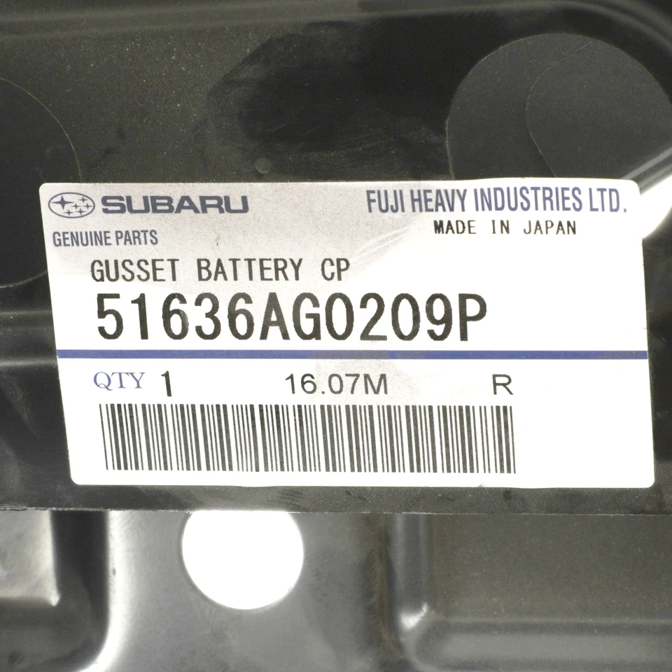 Suporte de montagem de bateria Forester Impreza XV Crosstrek 51636AG0209P novo em folha 08-14 fabricante de equipamento original - Imagem 4 de 4