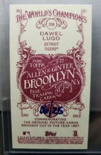 MINI 2019 Topps Allen & Ginter DAWEL LUGO RC BROOKLYN BACK RED PARALLEL #d /25!!