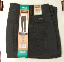 LEGENDARY OUTFITTERS Gray Strech Canvas Pants Relaxed Fit 40 W 30 L NWT Mens