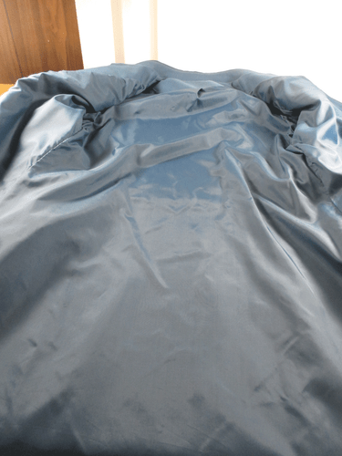 VTG 70's Forecaster of Boston Womens Sz 7/8 Polyester Steel Blue Trench Coat EUC - Picture 3 of 8