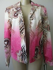 Harve Benard Floral Blazer Jacket Multicolor Size 6 Long Sleeve NWT